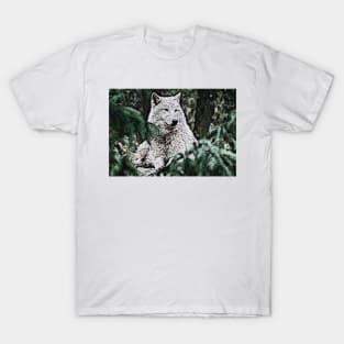 Arctic Wolf Painting T-Shirt